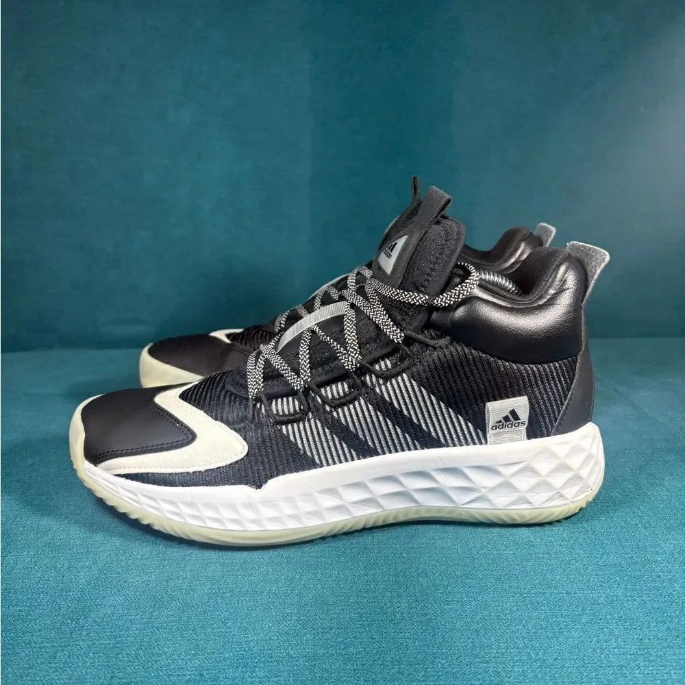 Adidas Pro Boost Black/white Shoes Men Size 9